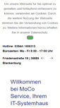 Mobile Screenshot of moco-service.de